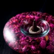 Conuri parfumate Lotus, HEM profesional Lotto, cu aroma dulce, 10 conuri (25g) aromaterapie, suport metalic inclus