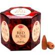 Conuri backflow parfumate Trandafir 40 buc, original HEM professional, aroma florala