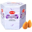Conuri backflow parfumate Vanilie, 40 buc original HEM profesional, cu eliberare fum cascada, aroma orientală