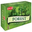 Conuri parfumate Forest, HEM profesional improspatare si parfum de flori de padure aer curat,10 conuri (25g) suport metalic inclus