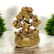 Copacul banilor feng shui, cu monede, pepite și sacul de prosperitate, 6,7 cm 