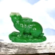 Iepure jad Feng Shui, remediu pentru înțelegere, statueta verde 85 mm