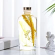 Difuzor betisoare aromaterapie Shangri la, sticla cu flori decor, exotic 175 ml, galben