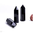 Obelisc cristal Onix, piatra semipretioasa pentru forta interioara, turn decor negru 8 - 12cm, 60g