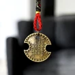 Amuleta cu moneda lacat pentru bani si noroc, lacatul banilor cu mantre de protectie