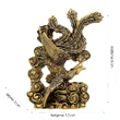 Phoenix cu Dragon, set 2 statuete feng shui puternice pentru dragoste, casnicie fericita si de durata, auriu