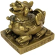 Pi Yao sau Sui Po, obiect feng shui protectie impotriva energiilor negative si a bolilor, statueta auriu, 7,5 cm