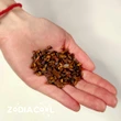 Ochi de tigru spartura decor, piatra semipretioasa pentru indeplinirea dorintelor, cristale 1-3 mm maro 26g