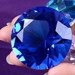 Set 12 pietrele dorințelor, cristale Feng Shui de prosperitate, formă diamant k9 45 mm