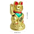 Pisica Feng Shui, Maneki Neko simbol de noroc la bani si protectie, auriu sau alb