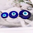 Breloc Ochi turcesc magic norocos, amuletă de protecție a relațiilor și împotriva invidiei, albastru 7.5 cm