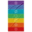 Prosop 7 chakre in dungi 7 culori, pentru sport sau pareo, microfibra 150 cm