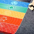 Prosop 7 Chakra cu ciucuri, pentru yoga, paturica sau covoras 150 cm