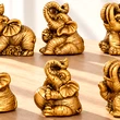 Set 6 elefanti norocosi