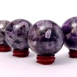Sfera din ametist piatra iubirii, sfere de cristal 5-6 cm mov