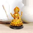 Zeita bogatiei Lakshmi, remediu bani si spor in casa si la munca, statueta Laxmi mare 11 cm