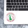 Sticker Iepure Verde, floarea de dragoste pentru Tigru, Cal si Caine, 5 cm