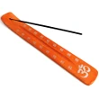 Suport betisoarele parfumate pentru aromaterapie, semnul om pe culoarea chakrei Muladhara a radacinii, 26 cm portocaliu