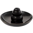 Fântână Wu Lou cu platou, suport de aromaterapie pentru conuri backflow, 6 cm ceramică negru