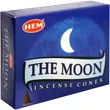 Conuri parfumate Luna, profesional HEM precios The Moon, 10 conuri (25g) aromaterapie cu suport metalic inclus