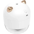 Difuzor aromaterapie Pisica cu LED, alb, 200 ml