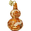 Wu Lou Cocor, obiect feng shui pentru protecție și atragerea binecuvântărilor, metal auriu 15 cm