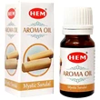 Ulei Sandal pentru aromaterapie din gama profesionala Hem pentru stari pozitive, relaxare, HEM aroma oil Mystic Sandal 10 ml