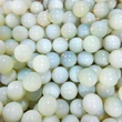 Sfera Opal, piatra norocului, sfere de cristal 5-6 cm suport lemn