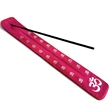 Suport betisoarele parfumate pentru aromaterapie, semnul om pe culoarea chakrei Muladhara a radacinii, 26 cm roz