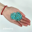 Turcoaze spartura decor, pietre semipretioase pentru fericire si spiritualitate, cristale 1-3 mm 26 g