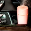 Umidificator camera Ultrasonic Cool-Mist cu lumina, pentru birou si acasa, roz