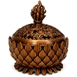 Vasul Abundentei, obiect feng shui cu 8 simboluri norocoase pentru atragerea banilor, metal bronz