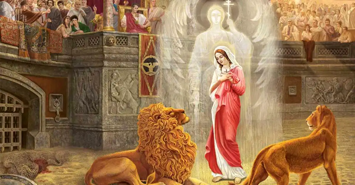 Puterea exemplului și a credinței – Leul și Sfânta Muceniță Tatiana