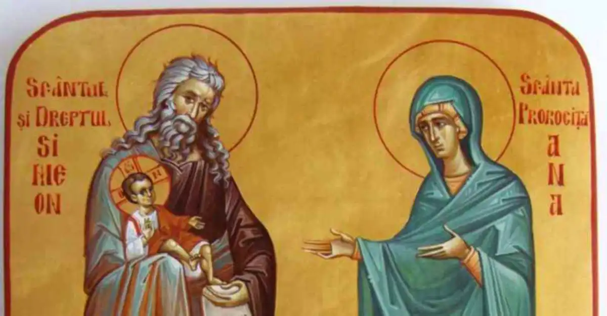 Cântare de laudă la Dreptul Simeon, apărătorul copiilor mici