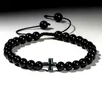 bratara cruciulita agate natural