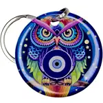 breloc bufnita multicolor