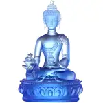 buddha albastru cristal