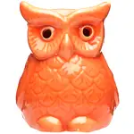 bufnita portocalia ceramica