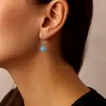 cercei cuartz saphire 9174