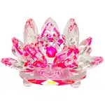 lotus sticla roz decoratiune 373