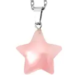 pandantiv cuart roz steluta