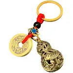 Breloc Wu Lou, amuletă pentru protecție împotriva bolilor și pierderilor financiare, metal solid 8 cm