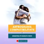 Astrograma compatibilitate, relatie karmica astrograma casatoriei, sinastria pe durata relatiei de cuplu