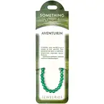 Set bratara Aventurin cu felicitare personalizata, piatra pentru succes financiar 6 mm verde elastic femei brabati