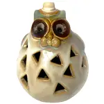 Candelă Bufniță veselă, cermaică 15 cm