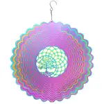 Orga de vânt copacul vieții, morisca 360 grade pentru gradina sau balcon, spinner diametru 25 cm