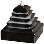Fantana backflow Piramida cu efect de cascada, 5 trepte neagra