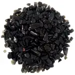 Onix spartura decor, piatra semipretioasa pentru forta interioara, cistale 1-3 mm negru 26g