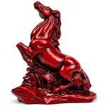 Cal rosu in doua picioare 2026, statueta feng shui pentru dragoste, 9 cm