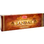 Stickuri parfumate Santal, HEM profesional Sandal, calmant si antiseptic pentru purificarea spatiilor, 10 buc